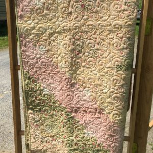 Star Log cabin quilt